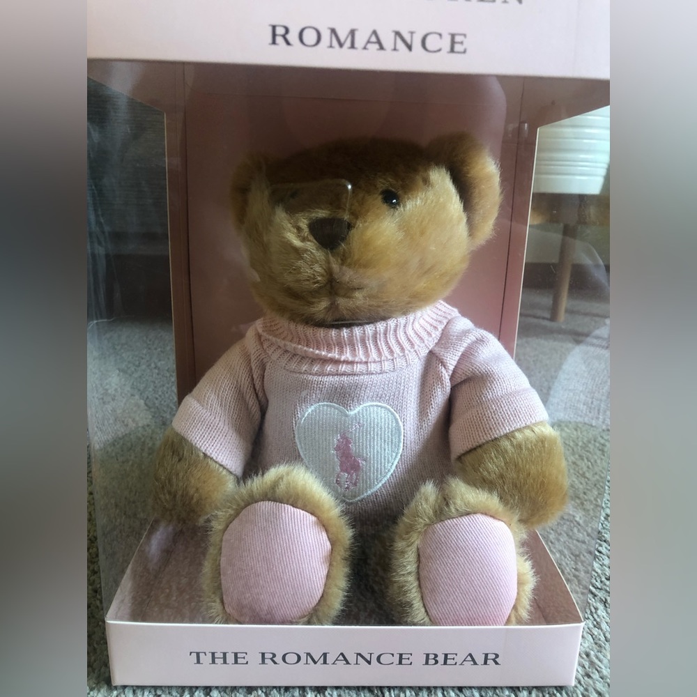Ralph Lauren Romance bear New in box